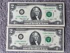 16~2 DOLLAR BILLS~3 SERIES: 1976, 1995 & 2003~MOST UNUSED AND CONSECUTIVE/NEAR — photo 4
