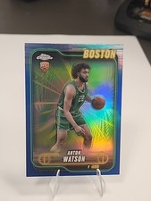 ANTON WATSON 2024-25 TOPPS CHROME #107 ROOKIE BLUE REFRACTOR RC /150