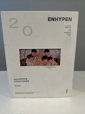 Enhypen Season's Greeting 2021 Set Calendar DVD & Full Photo Cards