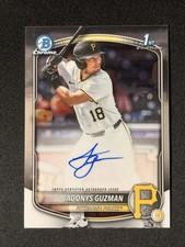 2025 Bowman Draft Chrome Adonys Guzman Auto #CPA-AG Pirates