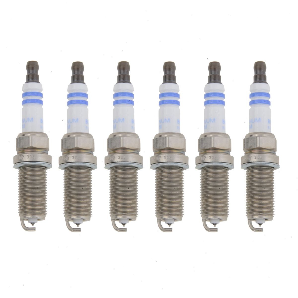 6 pc Bosch Double Platinum Spark Plugs for 2008 BMW 528xi 3.0L L6 Ignition lk