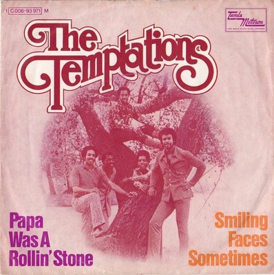 rare single The Temptations  Papa Was A Rollin' Stone Tamla Motown Germany 1972