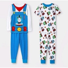 Thomas  Friends 18M White Pajamas 2 Piece Set Kids Sleepwear NWT
