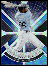 Randy Arozarena 2021 Panini Prizm - Illumination Silver Prizm #IL-4 Rays
