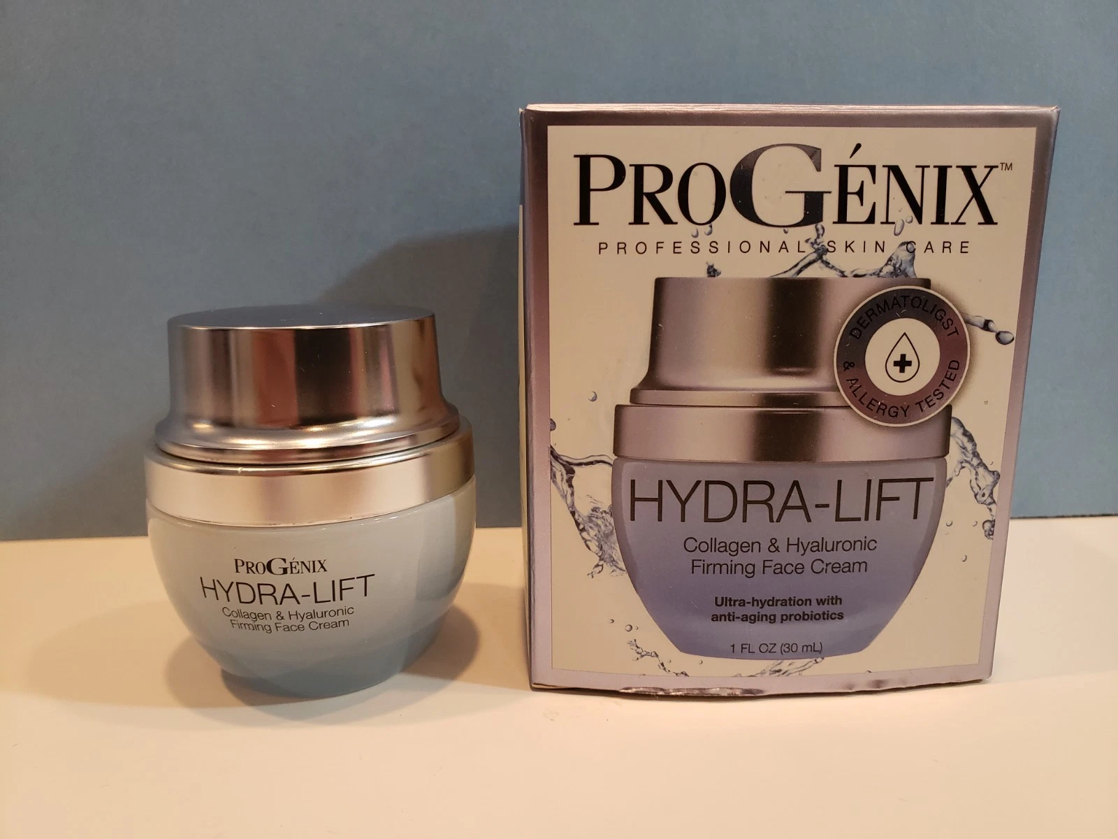 Progenix - Hydra-Lift Collagen & Hyaluronic Firming Face Cream - 1 Fl Oz - NIB