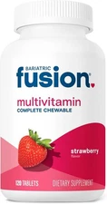 Bariatric Fusion Strawberry Complete Chewable Bariatric Multivitamin with Iron