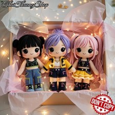 Kpop Demon Hunter Crochet Dolls, Handmade Amigurumi Plush, Fan Gift