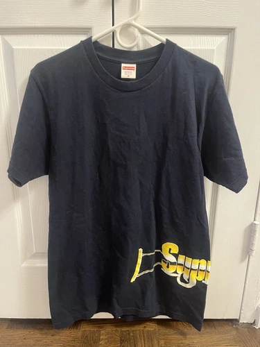 RARE Tee shirt automatique suprême bleu marine taille M