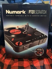 Numark PT01 Scratch Portable DJ Turntable w USB & Built in Scratch-Switch w Mods