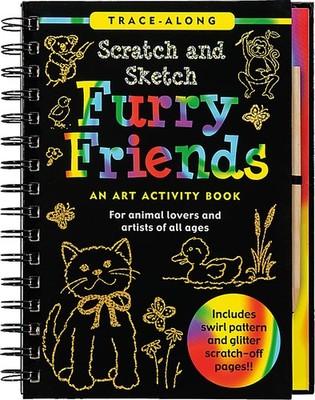 Scratch and Sketch Furry Friends: An Art Activity Book for Animal Lovers and...
