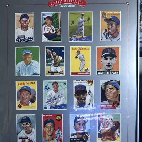 LEGENDS OF BASEBALL 1933-1959 FOAM BOARD POSTER- METROPOLITAN MUSEUM OF ART 1992 - Picture 2 of 3