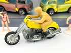 Vintage Hot Wheels Redline Era 1971 YELLOW Road Hog w/TAN Rider IMITATOR FILLER!