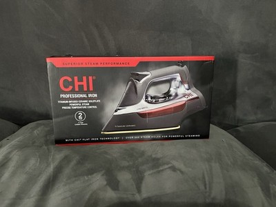 Chi PROFESSIONAL IRON TITANIUM-INFUSED CERAMIC SOLEPLATE POWERFUL STEAM PRECISE