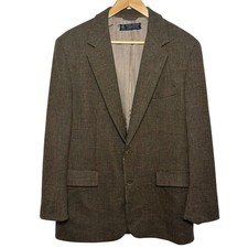 Brooks Brothers 100 Pure Wool Made in the USA Elbow Patch 2 Button Blazer