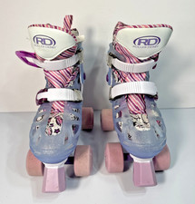 Roller Derby Girls  Adjustable Quad Roller Skates   Size 12  2 Pearl Model 