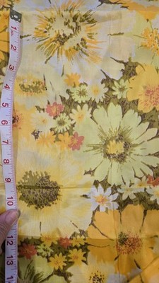 Yellow Acetate Fabric 50x44 Inches