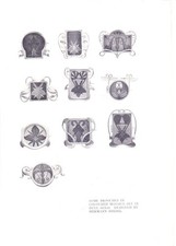 1899 Hermann Hirzel (1864-1939) Designs for Brooches Art Nouveau Secession