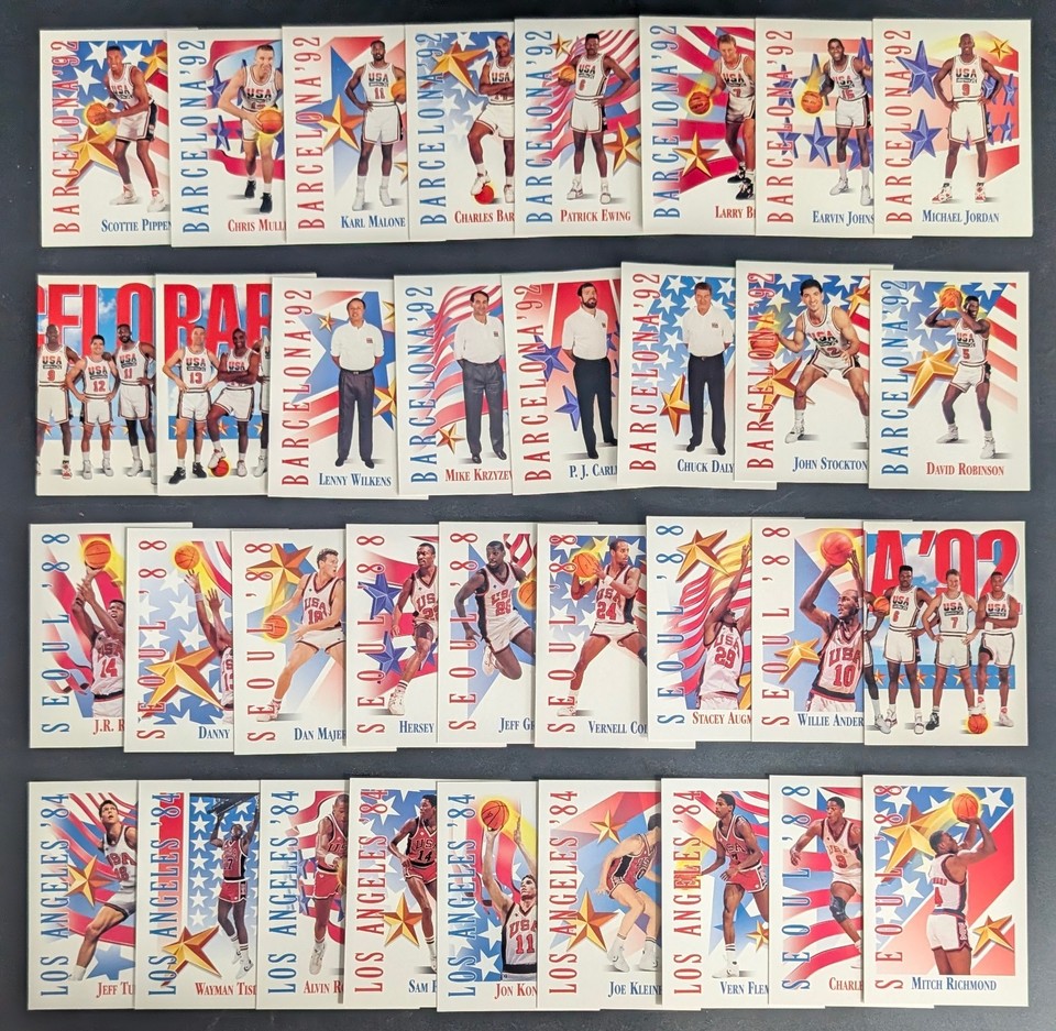 Lot De 23 Cartes Skybox USA – Dream Team 1992 – Basket-ball – Near Mint