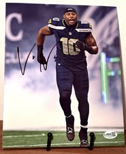 UCHENNA NWOSU SIGNED 8X10 Photo JSA COA SUPER BOWL LX Seattle Seahawks