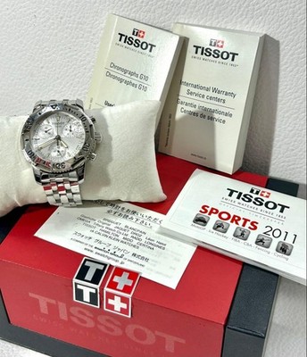 TISSOT Watch Chronograph Date T362/462 Quartz Battery Changed New Battery