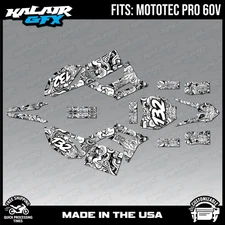 Graphics Kit for MotoTec Pro 60v (All Years) Vandal Series - WHITE