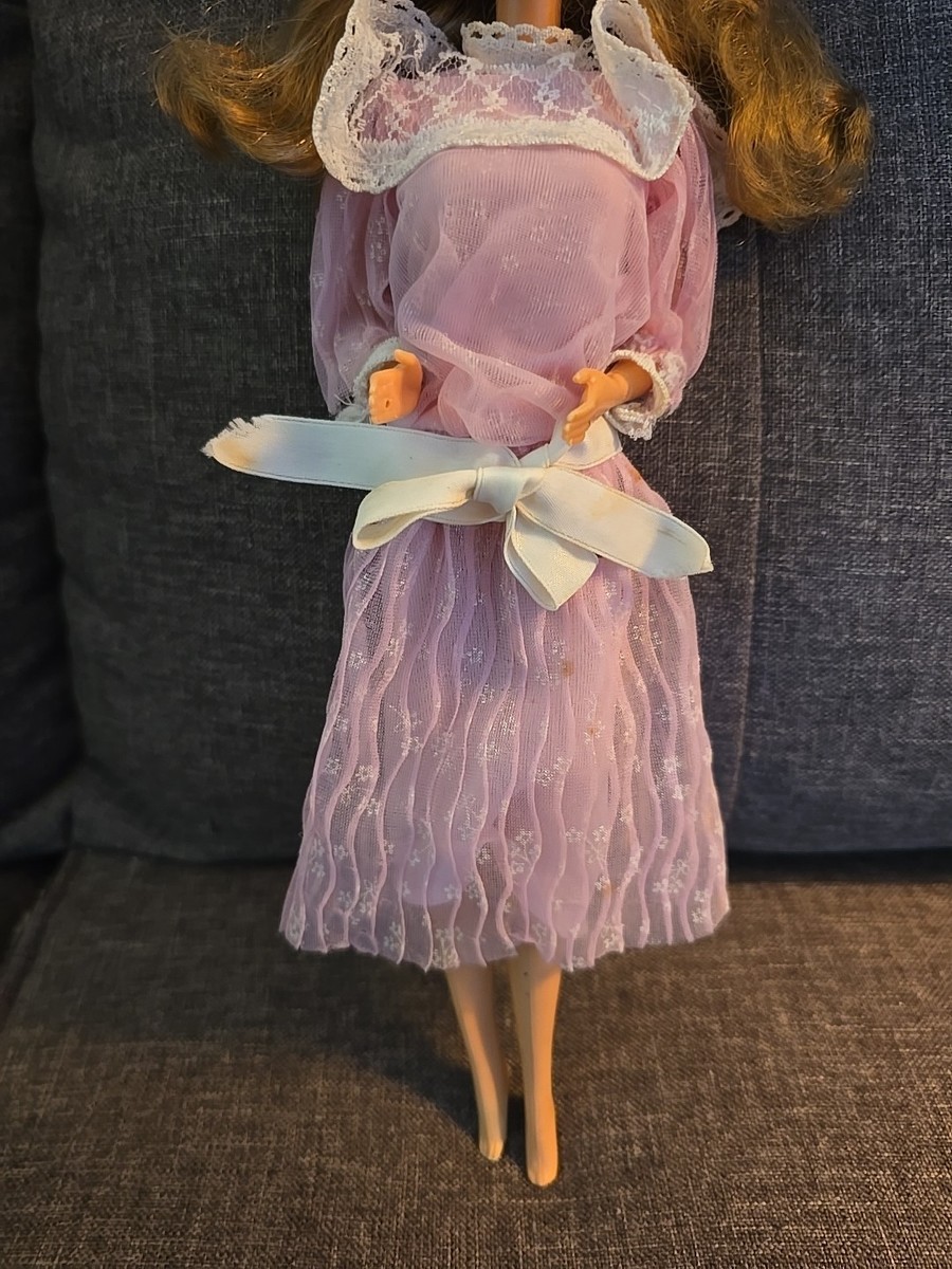 The Heart Family Mom Doll & Pink Dress Vintage Mattel Barbie Toy