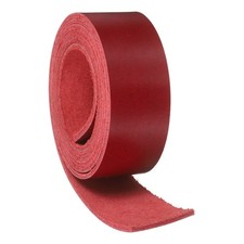 Full Grain Leather Strap, 0.8 Inches Wide x 16 Inches Long,Burgundy