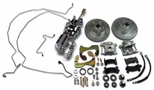 1959-1964 Chevrolet Front Disc Brake Conversion Chrome Booster Master Cylinder