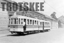 35mm Negative ROMANIA Oradea Tram Strassenbahn 126 1968 