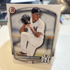 Carlos Lagrange Yankees RC Prospect 2025 BOWMAN DRAFT #BD-132