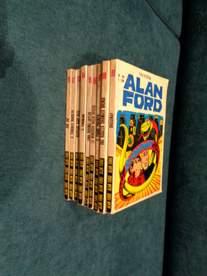 ALAN FORD COMIC BOOK LOT FROM N°91 TO N°99 MISSING N°100 HORN EDITORIAL 1977