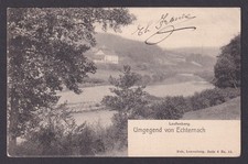 LUXEMBURG 1909, Postcard, Laufenberg, Surroundings of Echternach