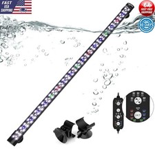Submersible Aquarium Light LED Full Spectrum Adjustable Timer Waterproof 3 Rows