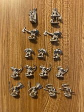 Lot of 15 Vintage Ral Partha Pewter Miniatures 1980  s