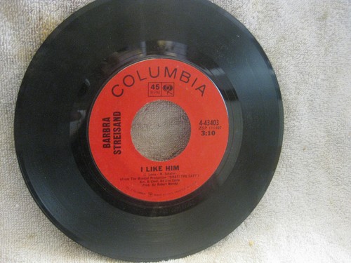 Barbra Streisand – He Touched Me (1965) Columbia vinyl 45 very good shape - Picture 3 of 4