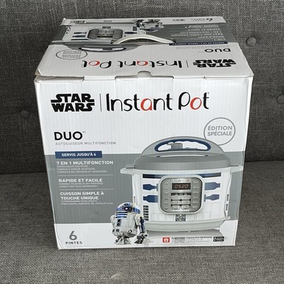 Star Wars R2D2~R2-D2 Duo Instant Pot Pressure Cooker 6 Qt Special Edition NWT