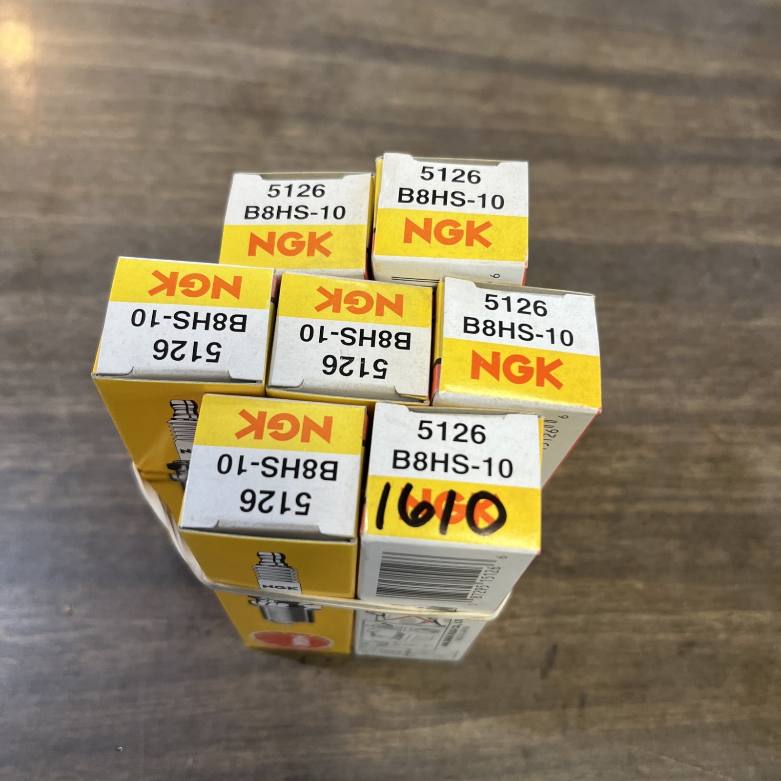 7 - Genuine NGK 5126 Nickel Spark Plug B8HS10 Marine Outboard Suzuki Yamaha