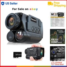 Night Vision Monocular Infrared 4K Video 8X Zoom for Hunting Camping Adventure