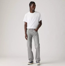 NEW  Levi's 501  Original Shrink-to-fit  Men's Jeans, Silver Rigid - Grey