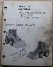 Ford New Holland L225 L325 L425 L445 Skid Steer Service Shop Repair Manual Ford New Holland L225 L325 L425 L445 Skid Steer Service Shop Repair Manual