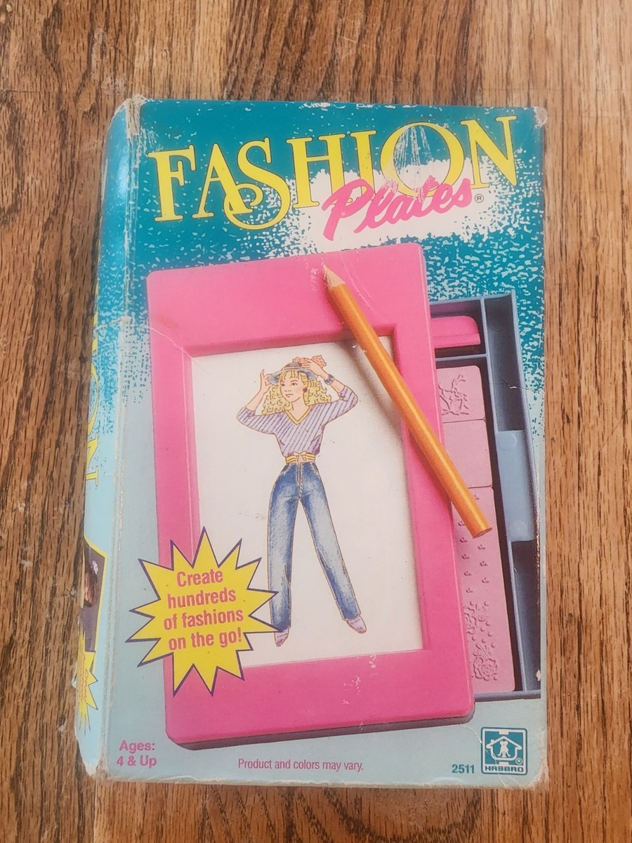 Barbie Set Barbie Fashion Plates Vintage Hasbro 1991 Tomy Vintage