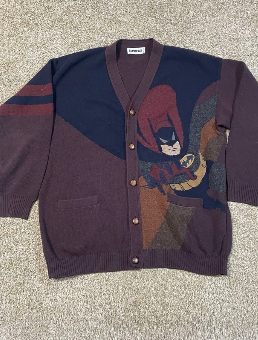 イタリア製 VTG 90s ICEBERG シルベスター カーディガン Iceberg Cardigan Sweaters for Men for sale | eBay