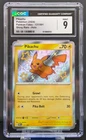 Pokemon Graded Pikachu #131/091 English Paldean Fates Shiny Rare CGC 9