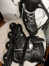 Rollerblade 07958600816 Zetrablade Inline Skates - Black