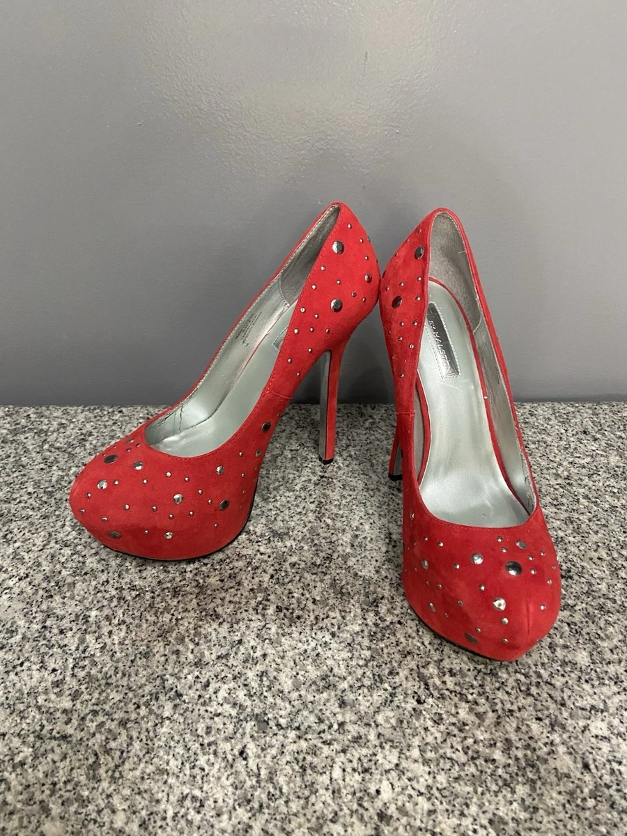 Escarpins Plateforme H By Halston - Daim Noir - Taille 9 US - Neufs Avec Petits Défauts