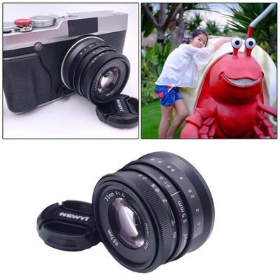 Mini 35mm f/1.6 Objektiv für FujiFilm X Mount X-H1 X-A10 X-E2S X-T1 X-T10