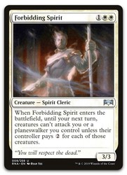 Forbidding Spirit 009/259 Ravnica Allegiance MTG Uncommon