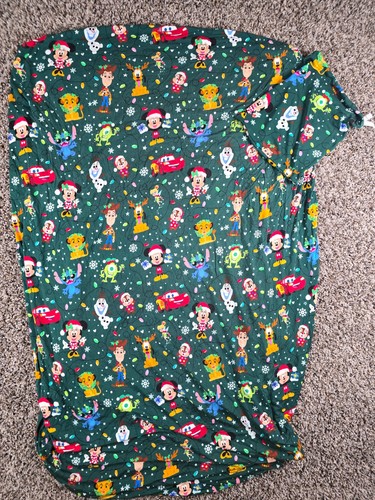 Little Sleepies Disney Christmas Parade Cloud Bamboo Fitted Crib Sheet Rare