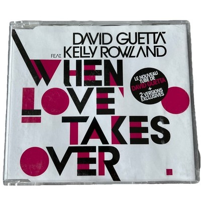 David Guetta When Love Takes Over CD Single 00s Pop Music Australian Edition