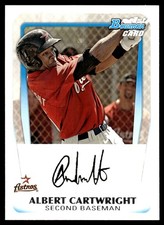 Albert Cartwright 2011 Bowman #BP32 Astros MLB READ FREE SHIPPING AutographDen
